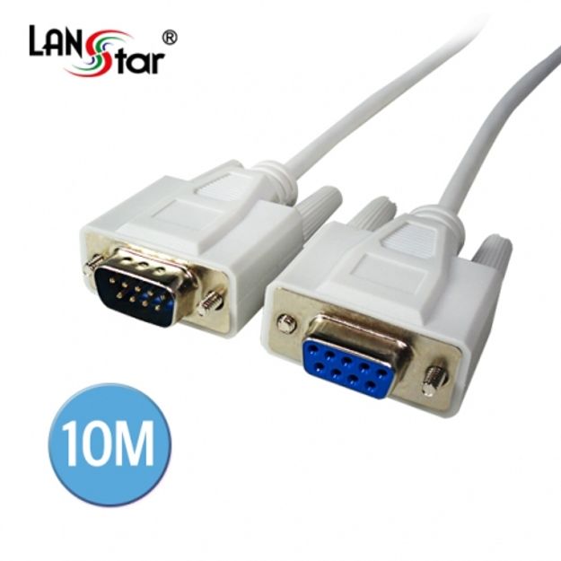 시리얼 연장 케이블 10M  9핀 DB9P M-F Direct 