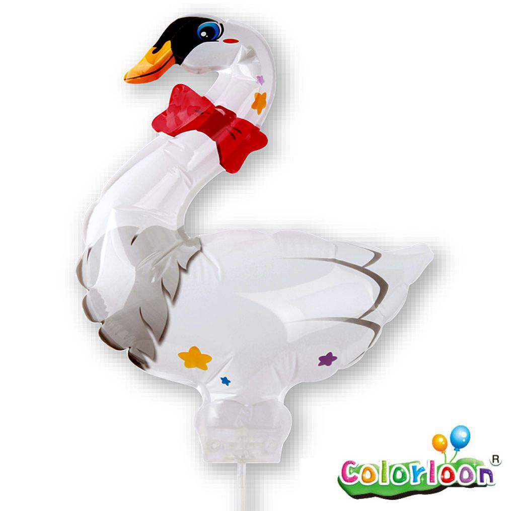 컬러룬 캐릭터풍선 백조