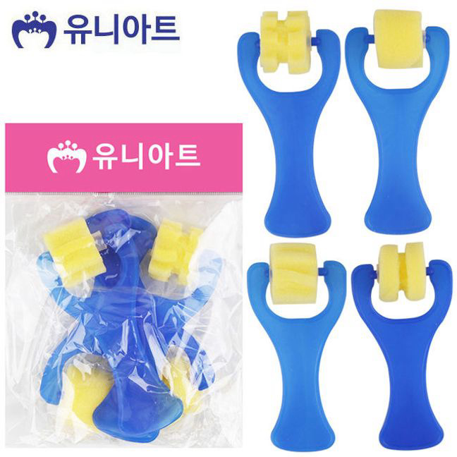 만들기재료 유니아트 도장찍기 스펀지 4종세트 (12번)