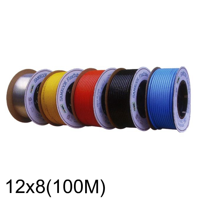 삼국 우레탄직관호스 12x8(100M) 흑색