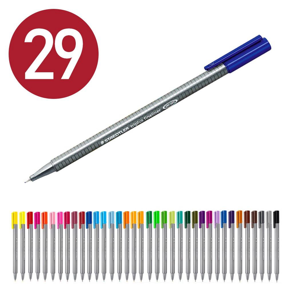 화인라이너 파스텔 334-29 카민레드 0.3mm