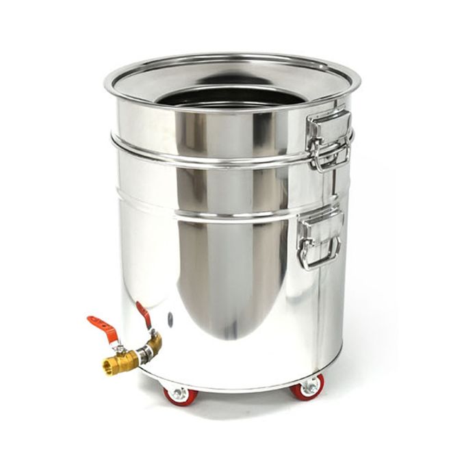 스텐 잔반통 음식물 쓰레기통 수거통 짬통 음쓰통 소