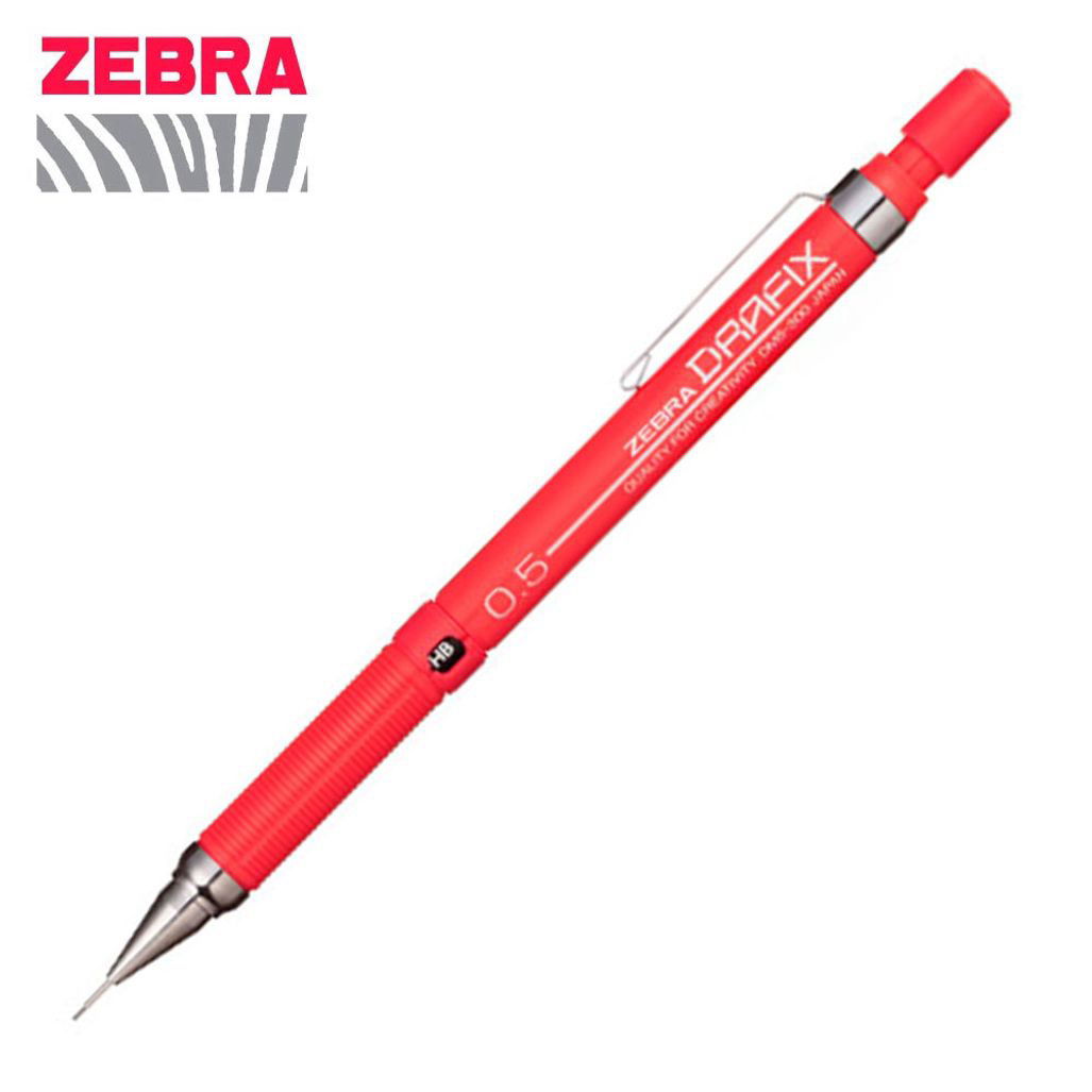 제브라 드라픽스 F 칼라 샤프 0.5mm (DM5) (레드)