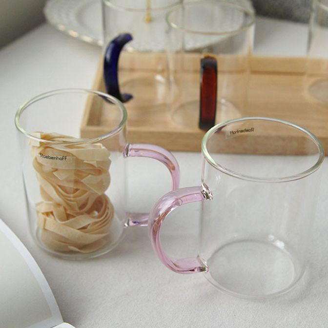 컬러 핸들 머그컵 2P세트