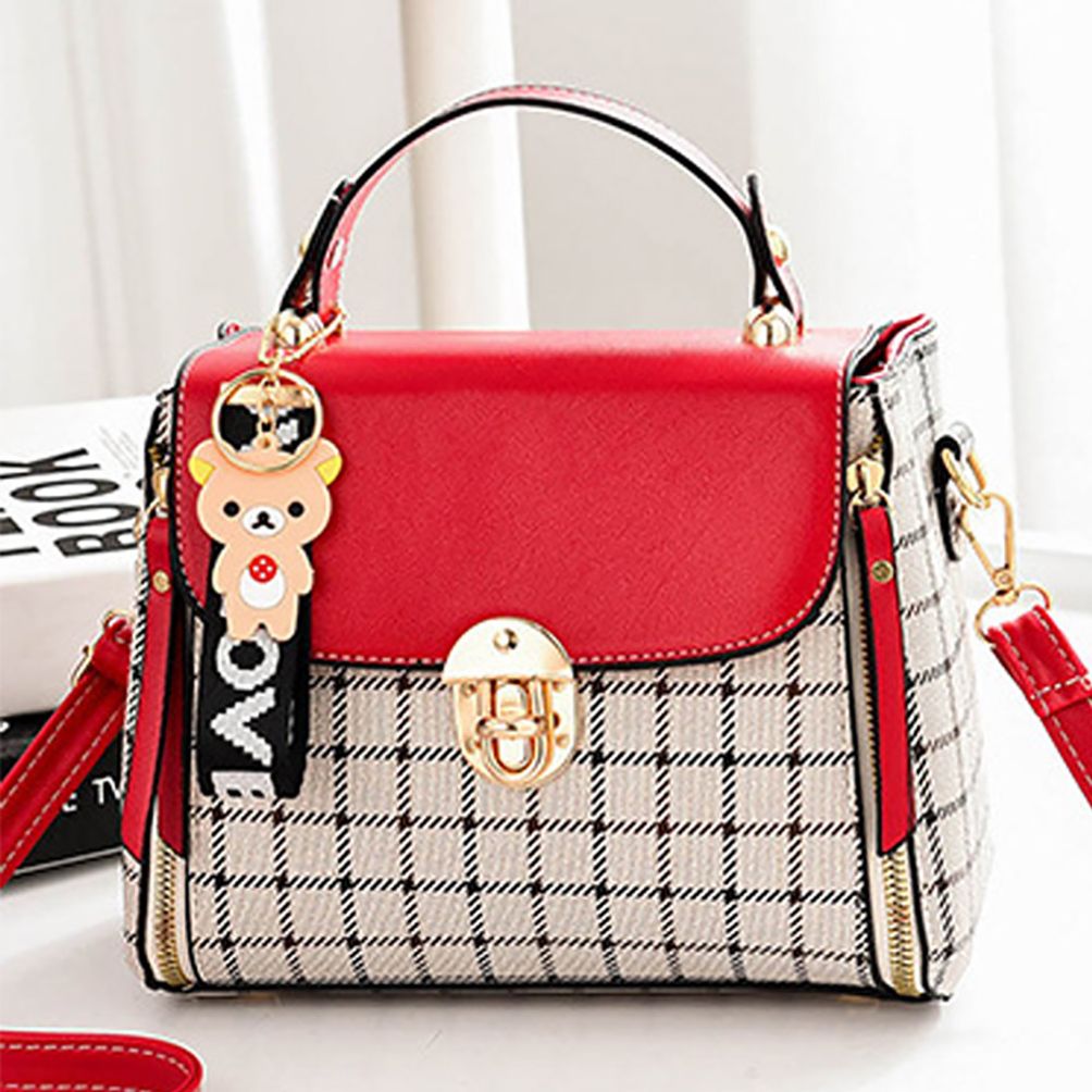 체크무늬 여성가방 핸드백 SL356