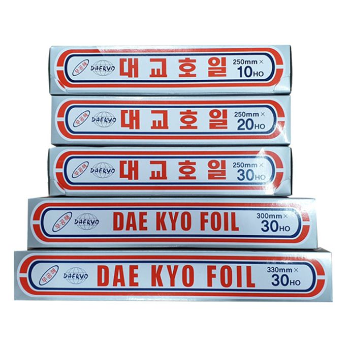 쿠킹 호일 알루미늄 호일 은박지 구이호일 250x10호