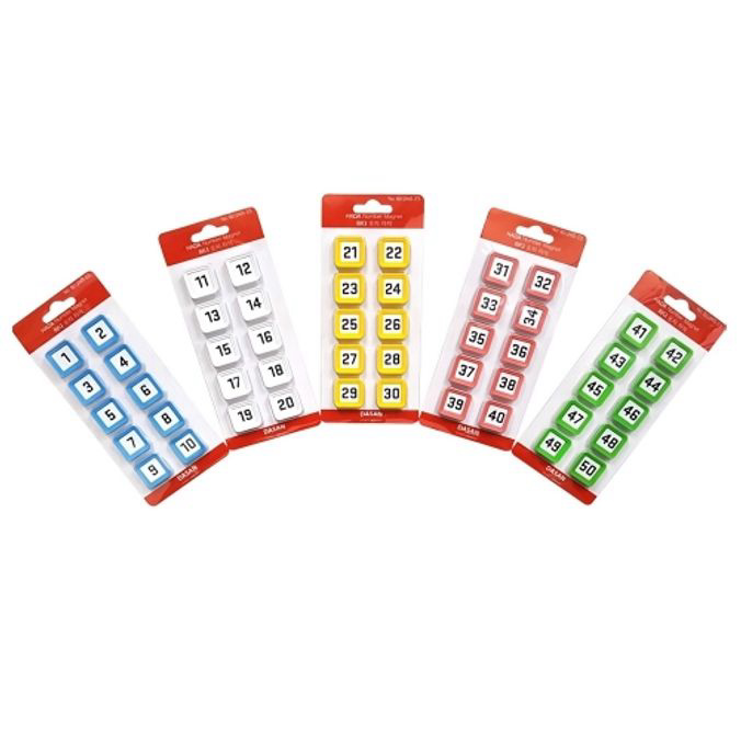 숫자자석 NS 23 사각세트 청21-30