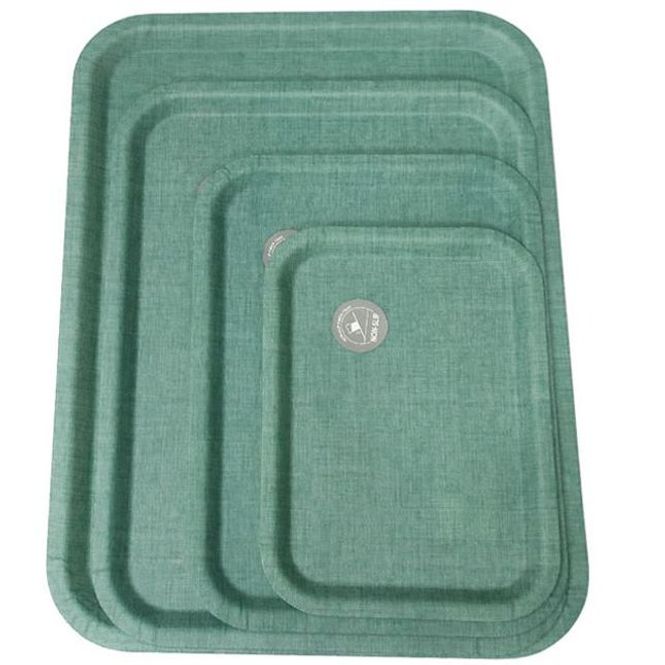 솔리드 쟁반 논슬립 쟁반 서빙 과일 트레이 그린 1p