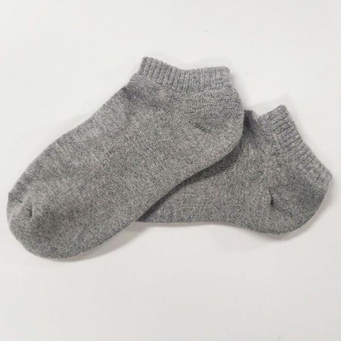 무지 남녀 발목 양말 이중바닥 삭스 덧신 패션양말 1P