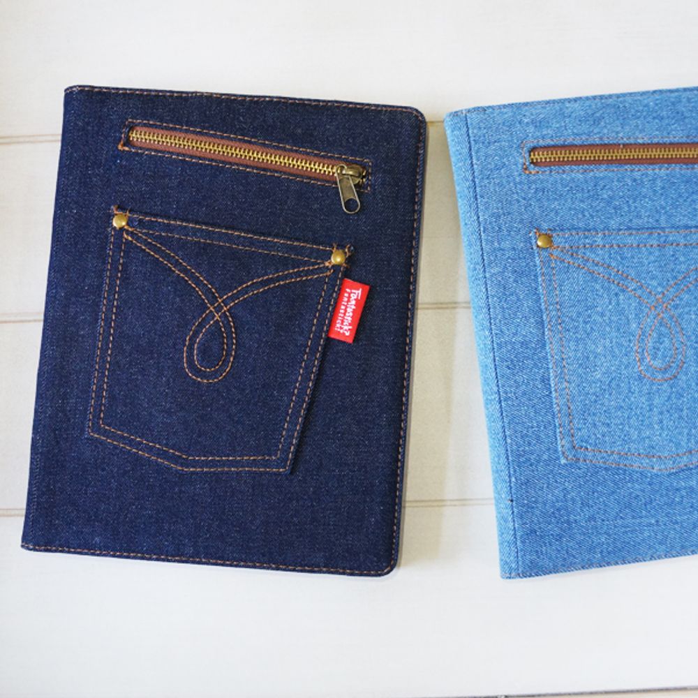 데님 아이패드 다이어리 케이스 iPad1 태블릿케이스