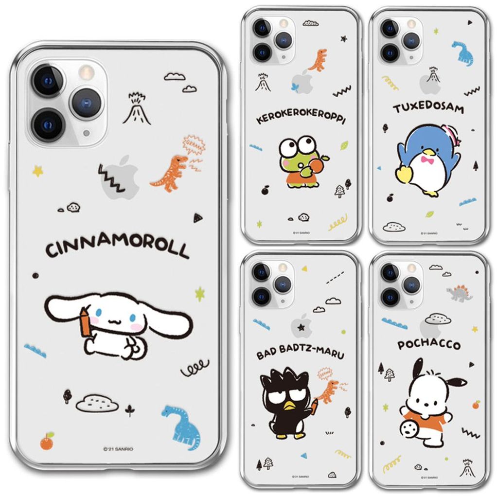 갤럭시S22플러스 산리오 공룡 투명 케이스 S906