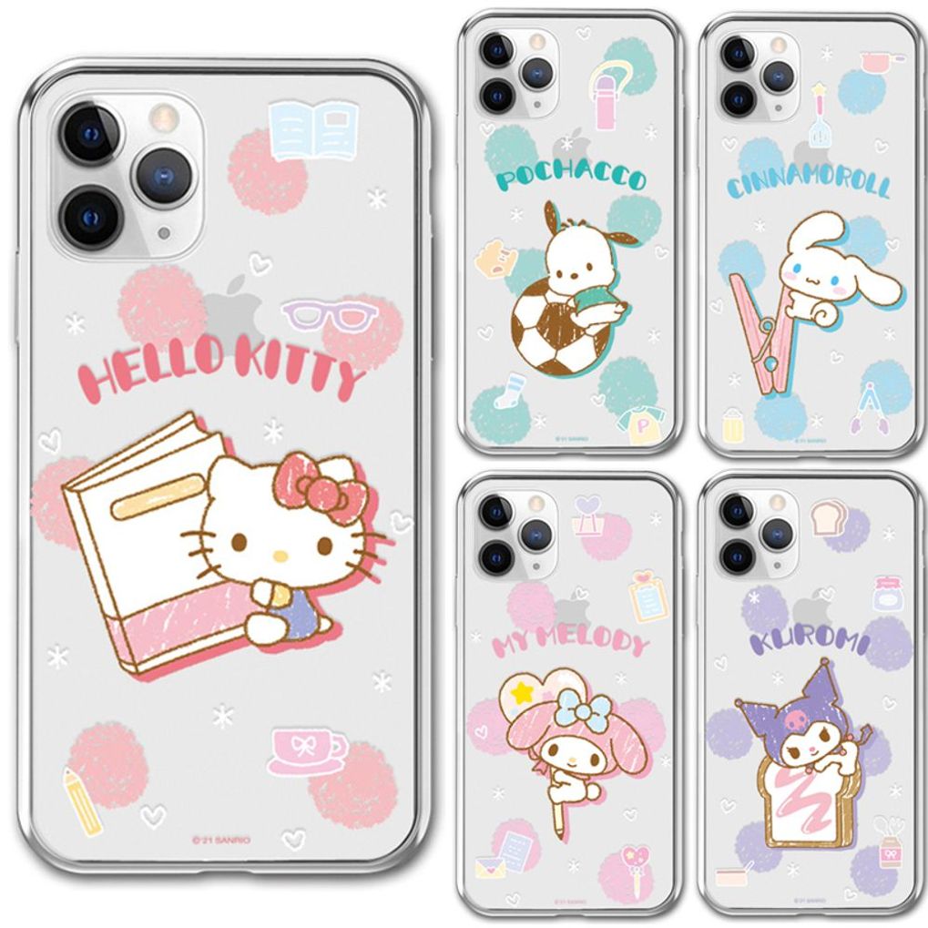 아이폰13프로맥스 산리오 대롱 투명 케이스