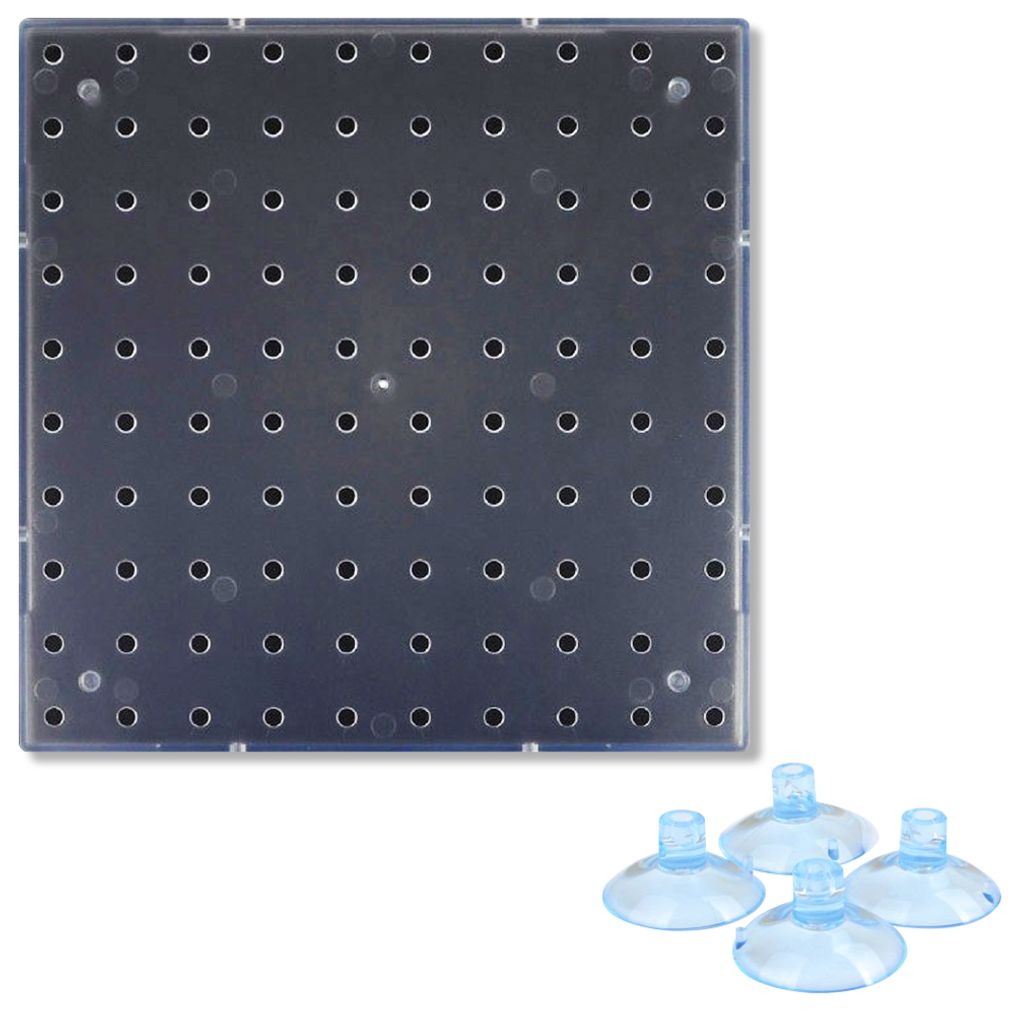 타공판 투명 흡착식 아크릴 페그보 소품 수납 걸이