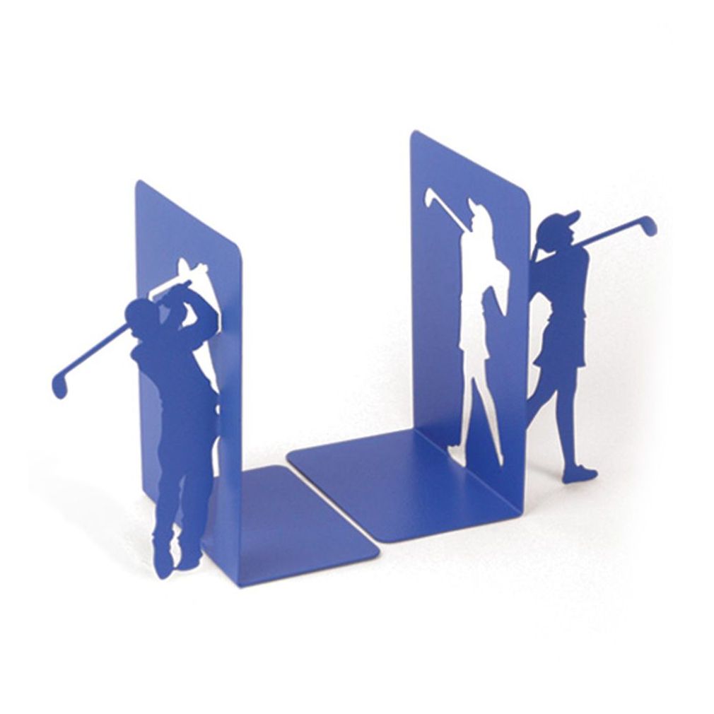골퍼 북엔드-블루 MAN / WOMAN(1SET) 책거치대