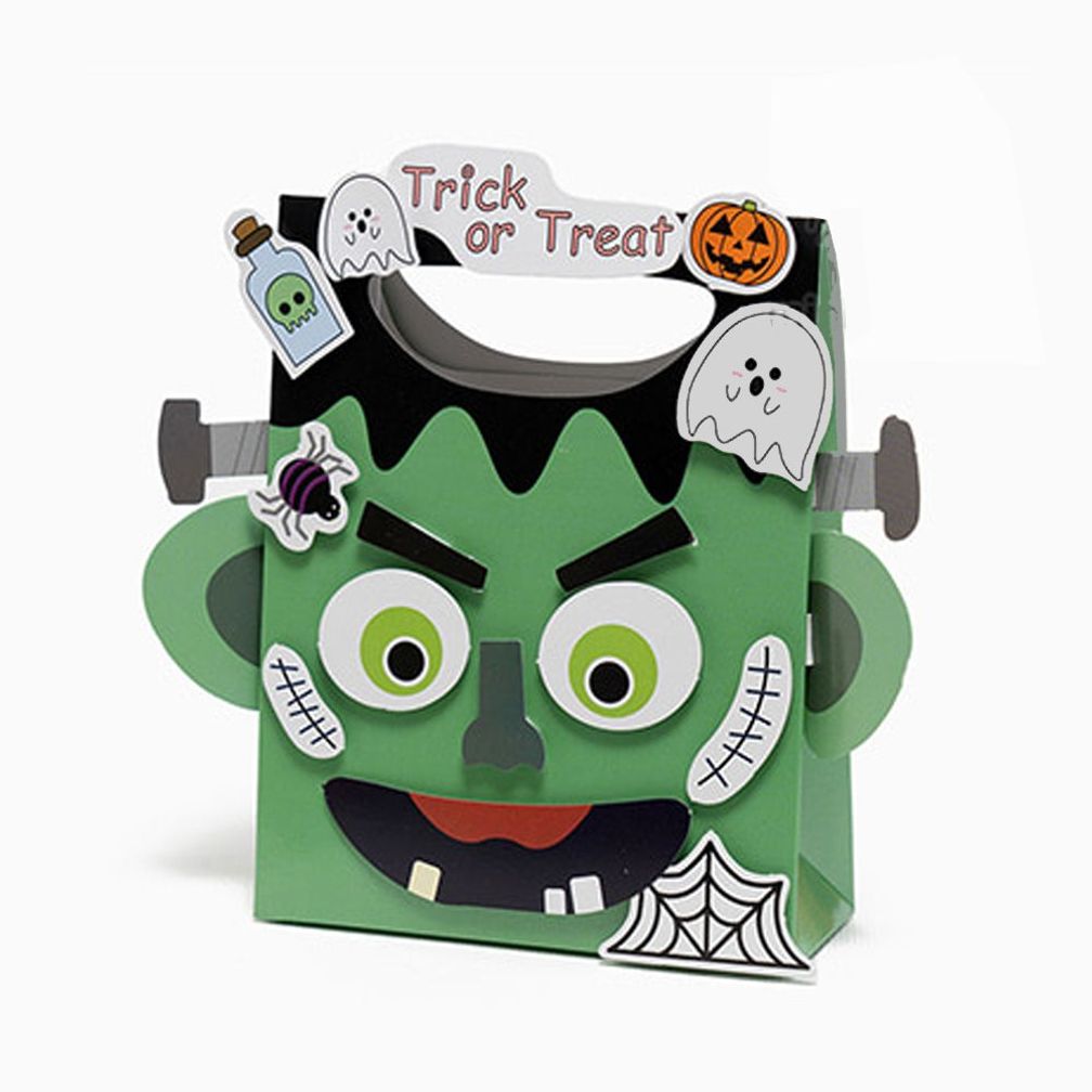 할로윈파티 사탕바구니 쇼핑백 만들기(프랑켄슈타인)