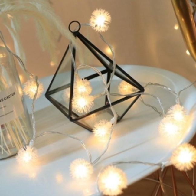 20구눈송이가랜드전구3M점멸건전지와이어전구