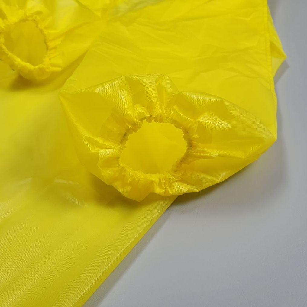 성인용 아웃도어 우비 레인코트 옐로우