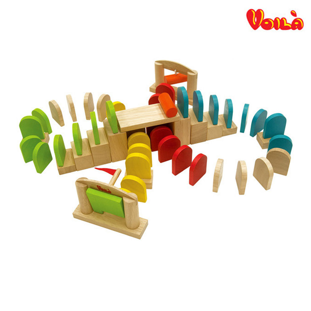 원목교구 브알라 도미노 블록