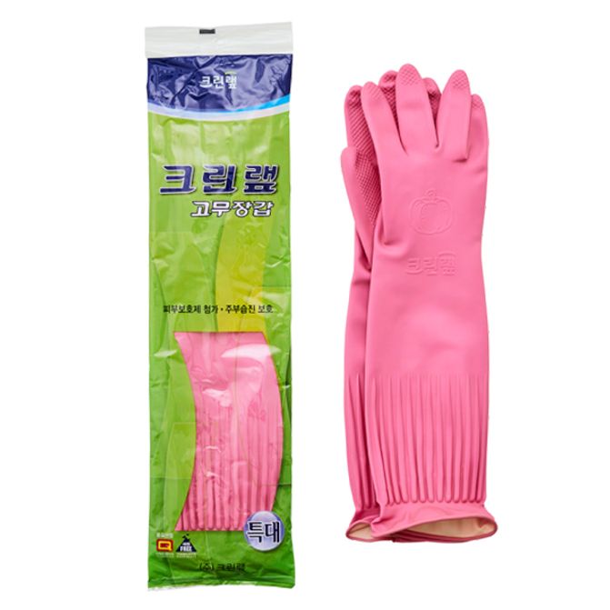 크린랲 고무장갑 XL(특대)x100개 BOX