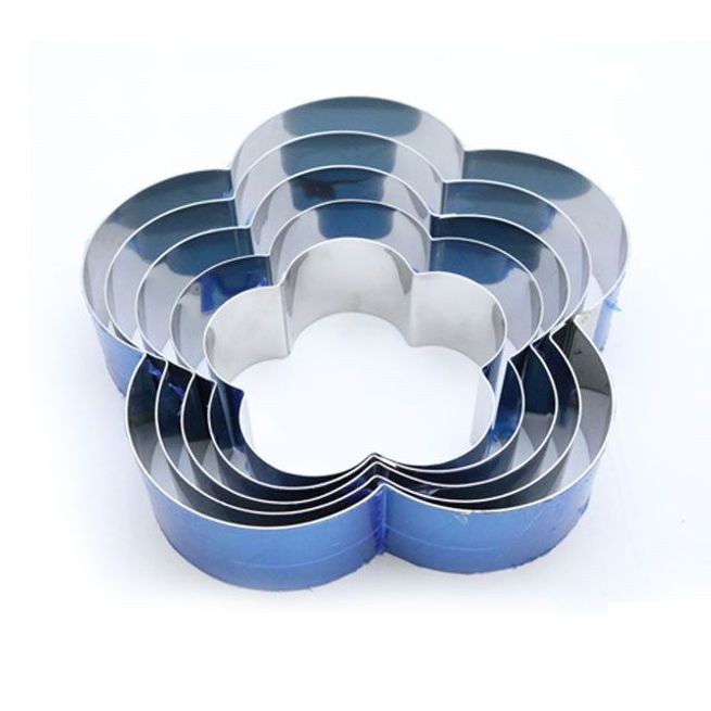 쿠킹의정석 무스링 꽃모양틀(미니) 1개