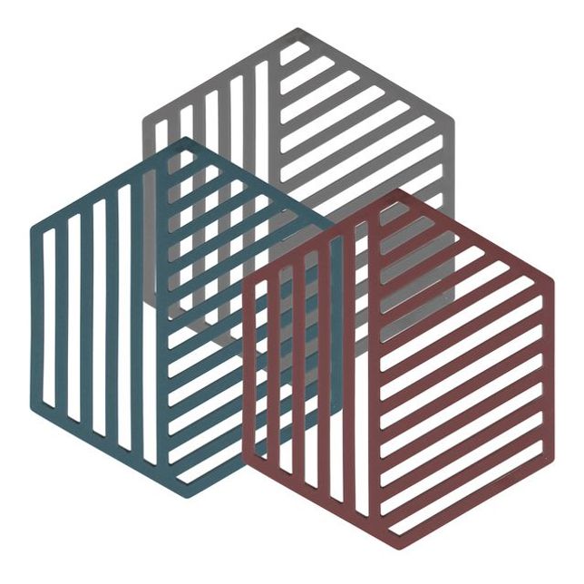 마시 통 실리콘 큐브 냄비 받침