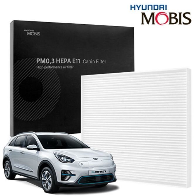 니로 EV 현대모비스 에어컨필터 헤파필터