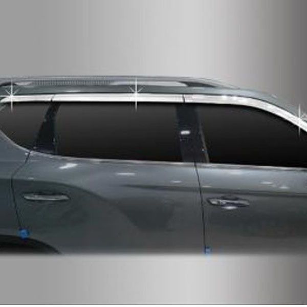 G4 렉스턴 크롬 썬바이저 차량 빗물받이 윈도우 바이저