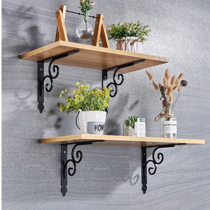 빙글빙글 단단한 벽체용 선반대 철선반 흑색 대