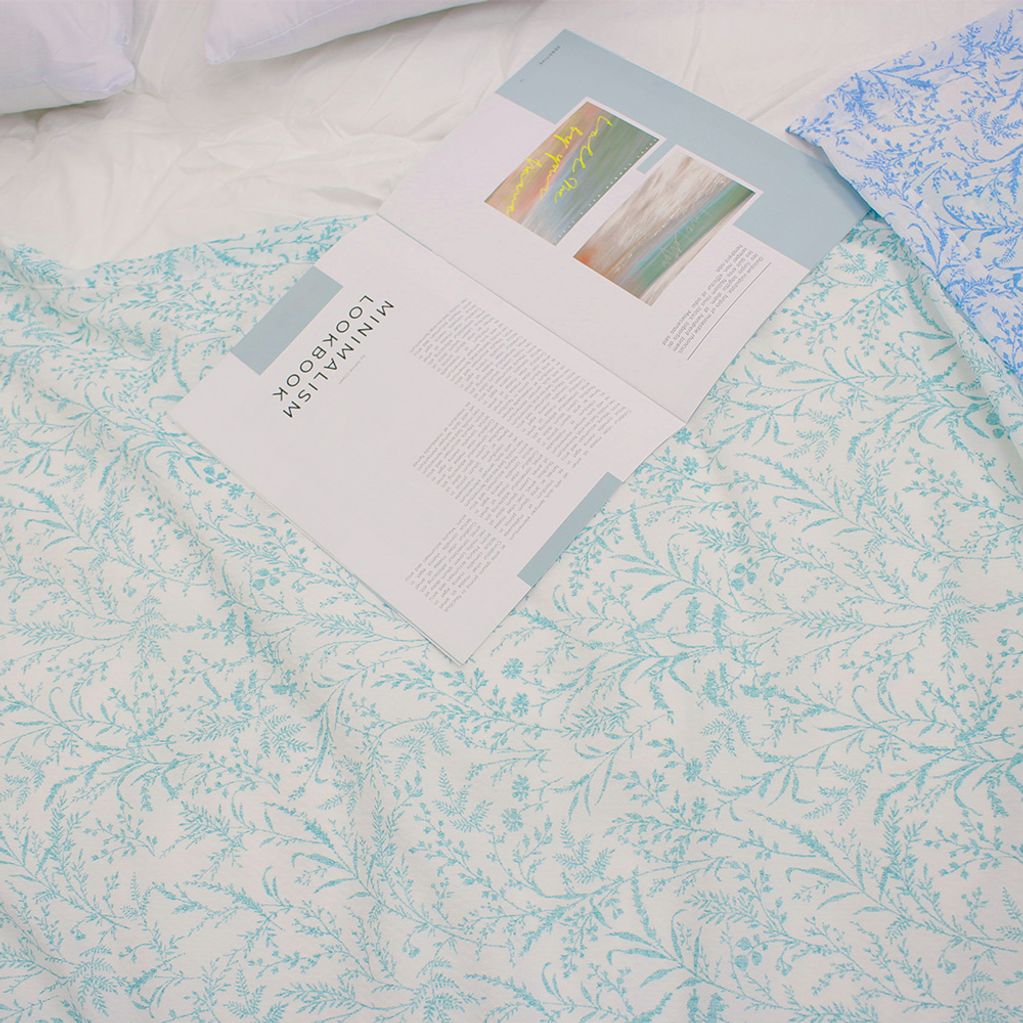 여름 차가운 홑이불 도비 리플 얇은 원단