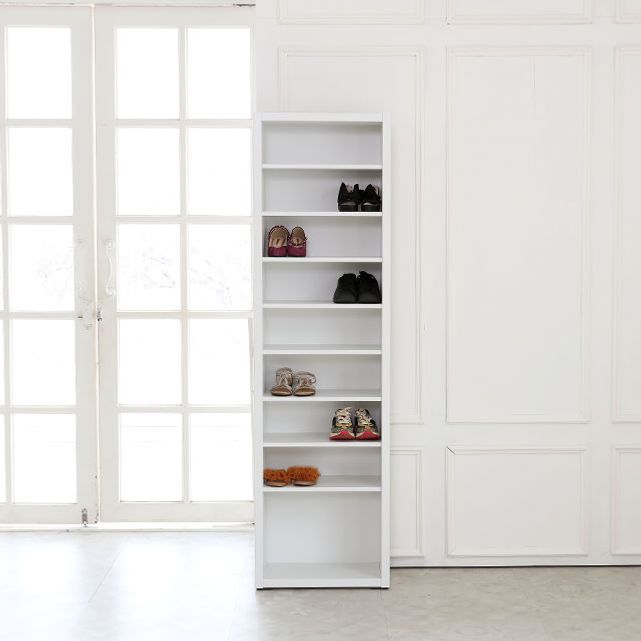 가구샘 9단 틈새 오픈 신발장 570 H5252