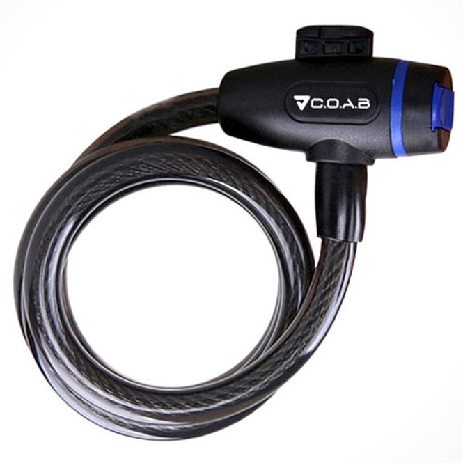 코아브 와이어 자물쇠 블랙 N-6204