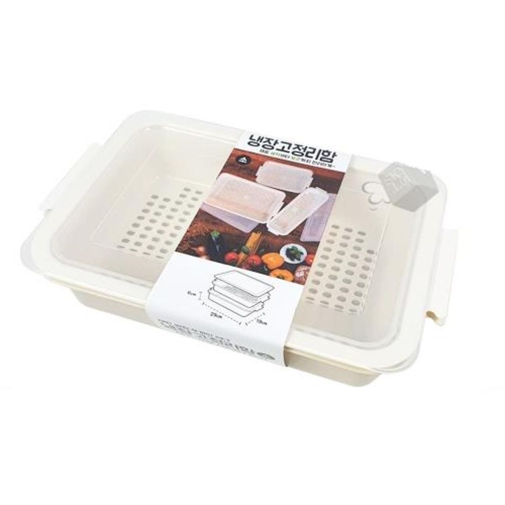 화이트 냉장고 정리 수납함 소 냉장고정리바스켓