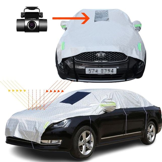 하프 바디커버 벤츠 SL클래스 1호 실버 자동차커버