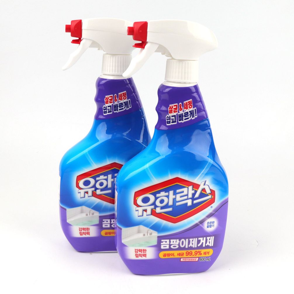 유한락스 곰팡이제거제 세제 600ml 용기 2p 세정제