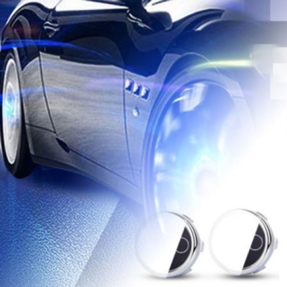 휠 장착램프 AUDI 화이트LED 스피닝 휠캡 2개 1조