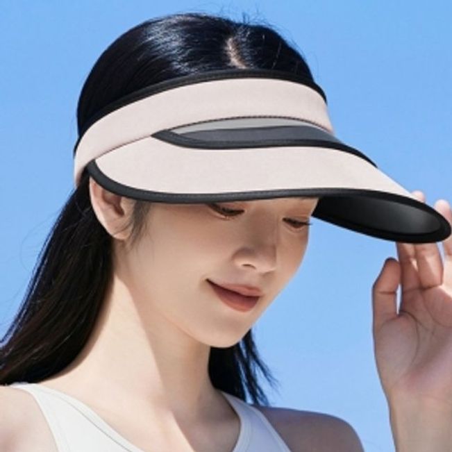 쿨써머 이중 차단 암막 썬캡 비치 여름모자 핑크