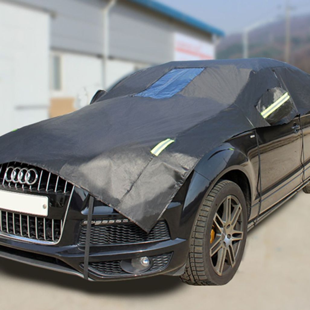 뉴베르나 자동차 커버 블랙 하프 덮개