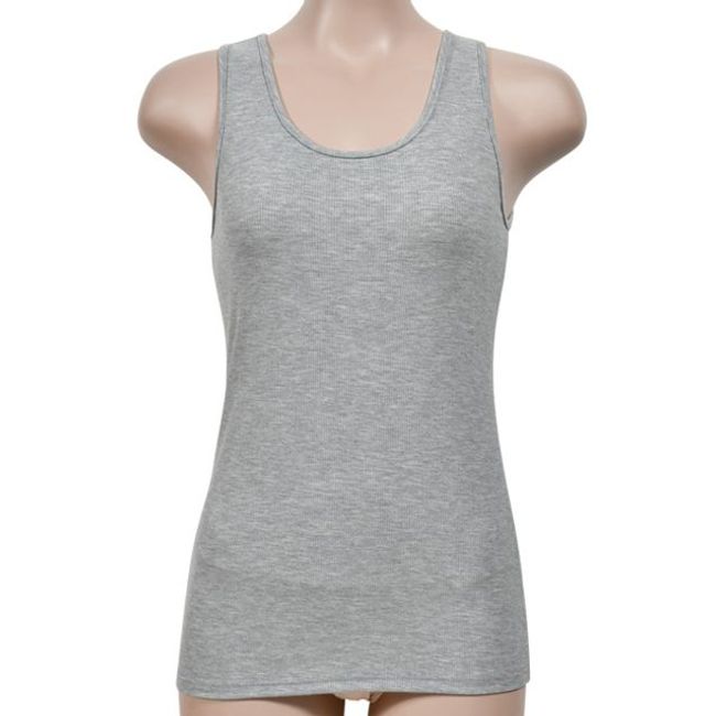 천연자연섬유 엔틱 골지 스판 여성 런닝