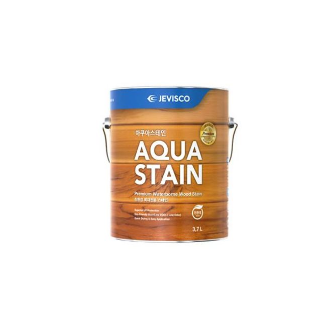 제비스코 아쿠아스테인 306 갈색 3.7L 목재페인트