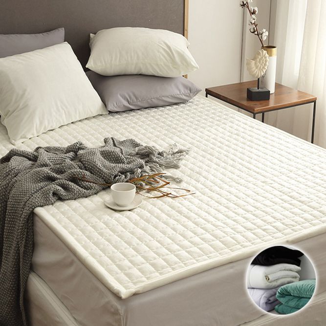극세사 침대패드 Q 퀸 라일락 단품