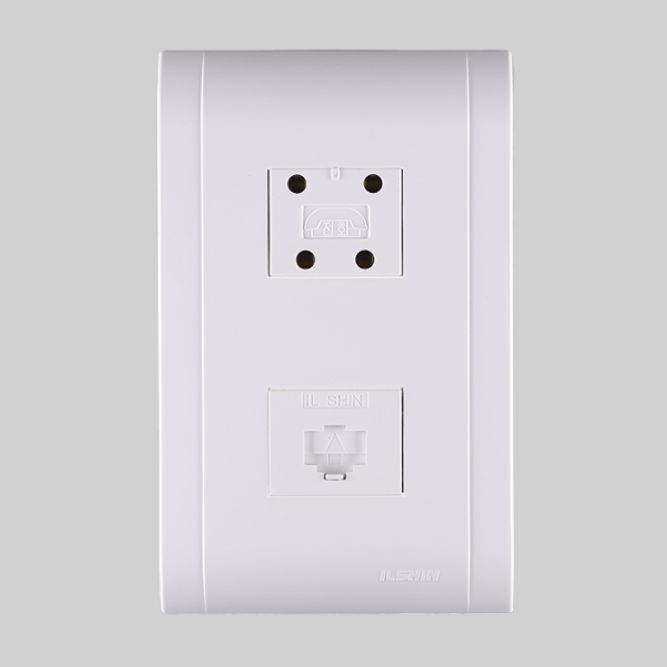 전화통신 미르 1개용 4P 8P 전화매입 75x120mm