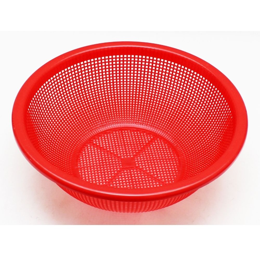 플라스틱 소쿠리 채소 과일 채반 원형 바구니 330mm