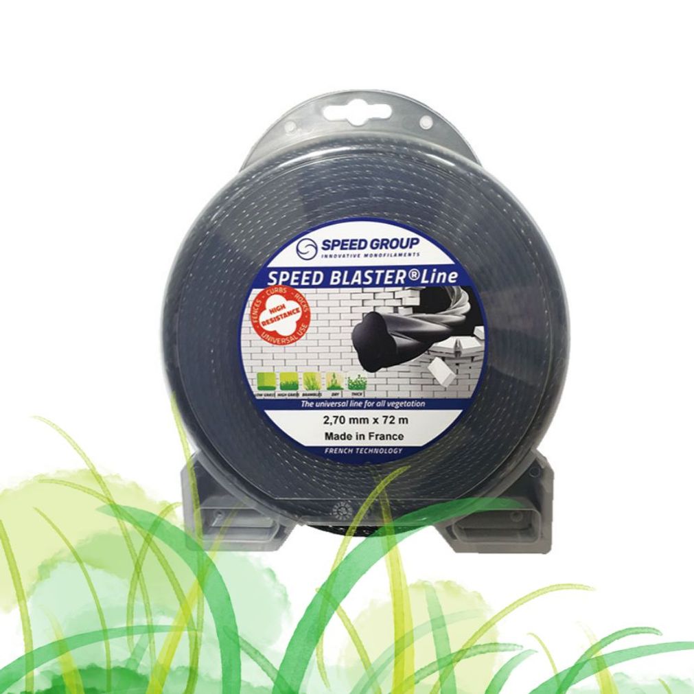 나선형 나일론 예초기날 스피드블라스트 2.7mmx72M