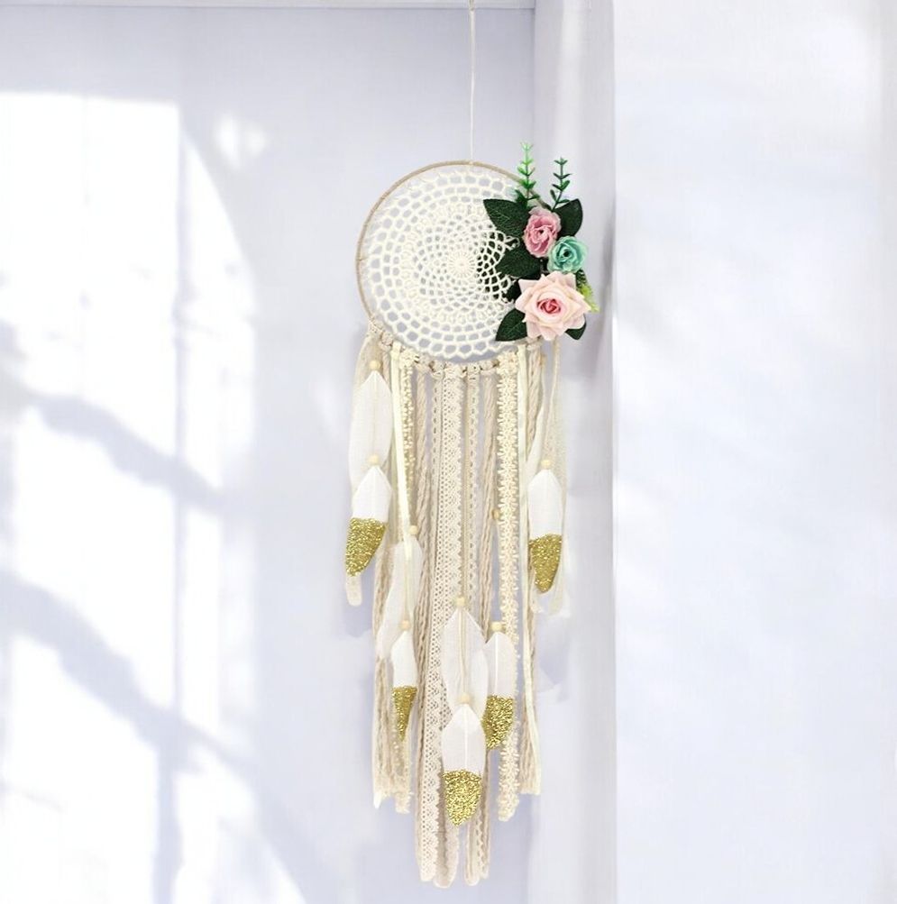 게더릭 골드 마크라메 드림캐처