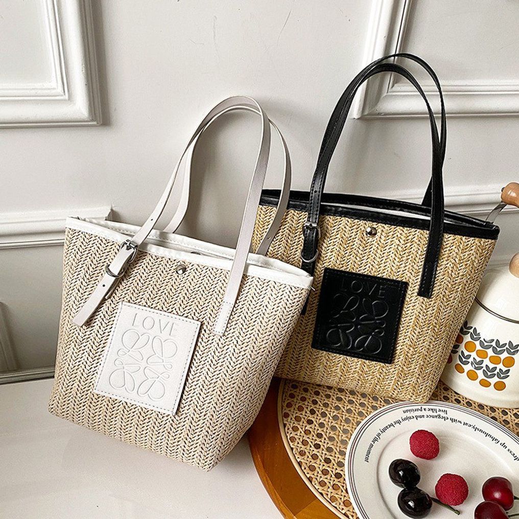 라탄 미니 숄더 백 여성 직장인 대학생 쇼퍼 가방