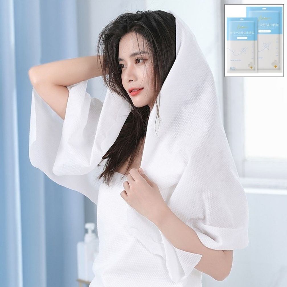 GF 일회용 수건 여행용 수건 캠핑 휴대용 타올 30x60 2매입