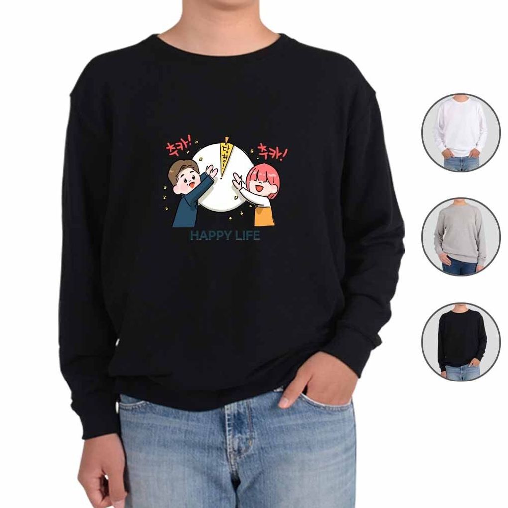 맨투맨 남여공용 소확행 힐링 직장인 회사생활 eight