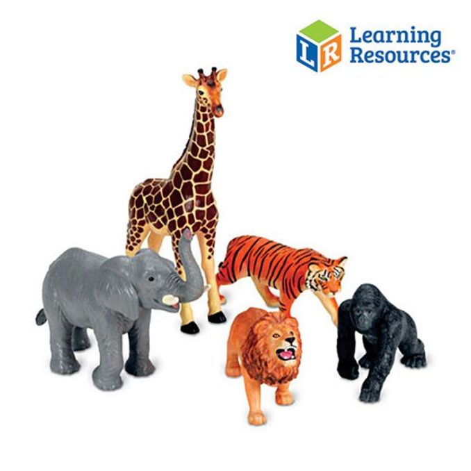 유아 감각발달 교구 디테일한 동물 세트