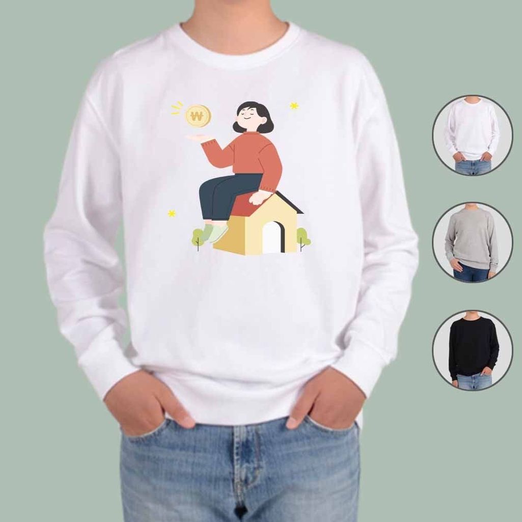 맨투맨 재테크 가계부 현명한주부 그림 FINANCE2 디자인