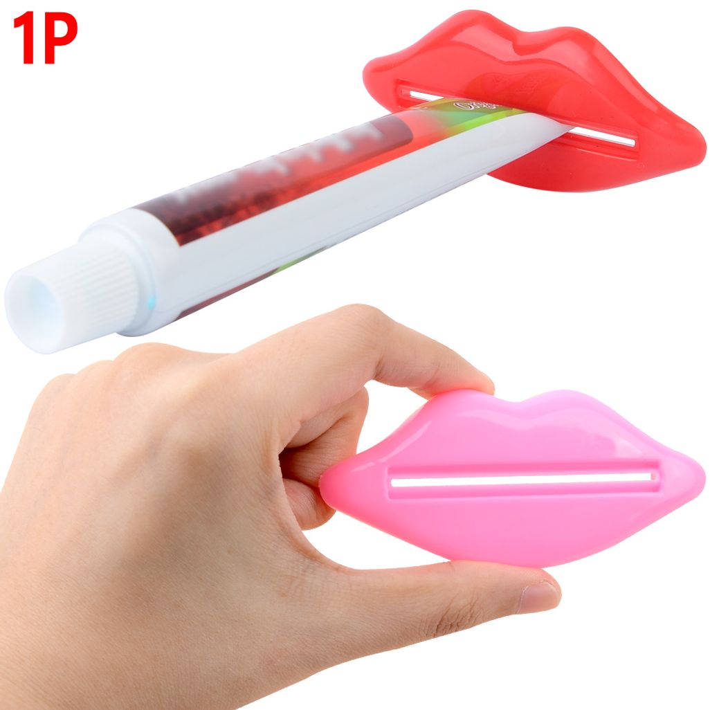 1P 입술모양 치약짜개 클립 디스펜서 튜브.알뜰